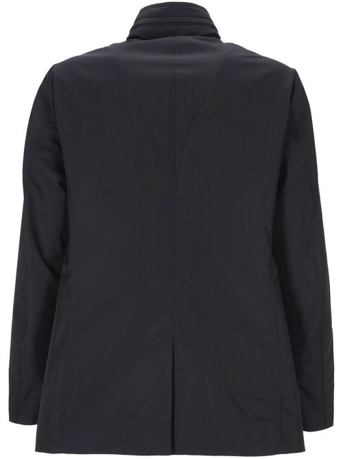 Navy blue front button jacket MOORER | BORROMINIWKU0498