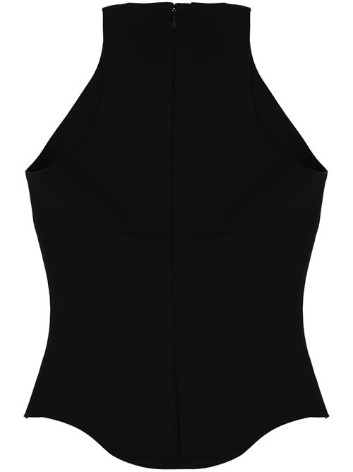 Black halter star top MUGLER | 25P3TO07698591999