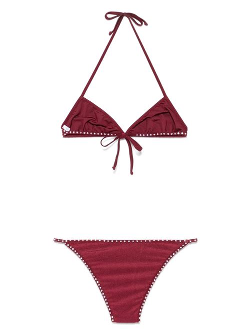 Wine red rear beachwear OSEREE | GBS250MERLOT