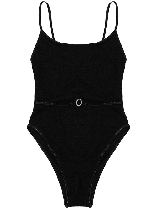 Black belted beachwear OSEREE | LAS250BLACK