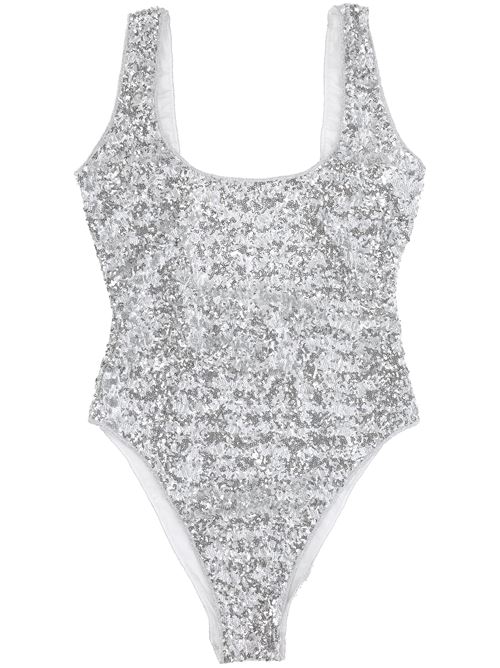 Silver-tone square beachwear OSEREE | PIS250SILVER