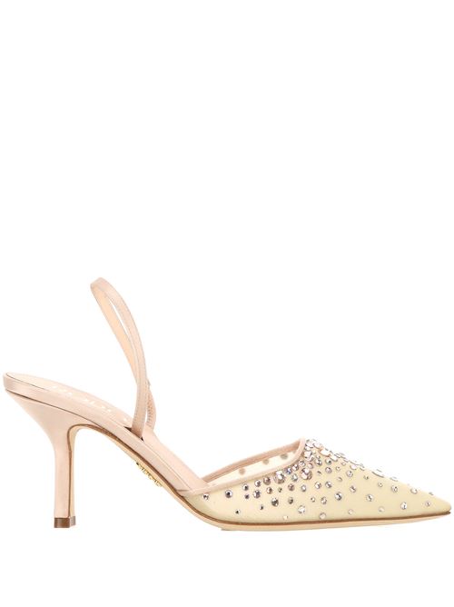 Pumps con cinturino posteriore e strass 75mm RODO | S006000955FARD