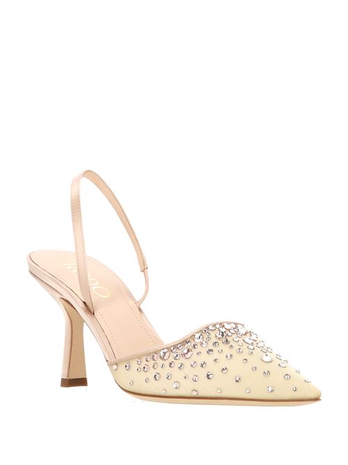 Pumps con cinturino posteriore e strass 75mm RODO | S006000955FARD