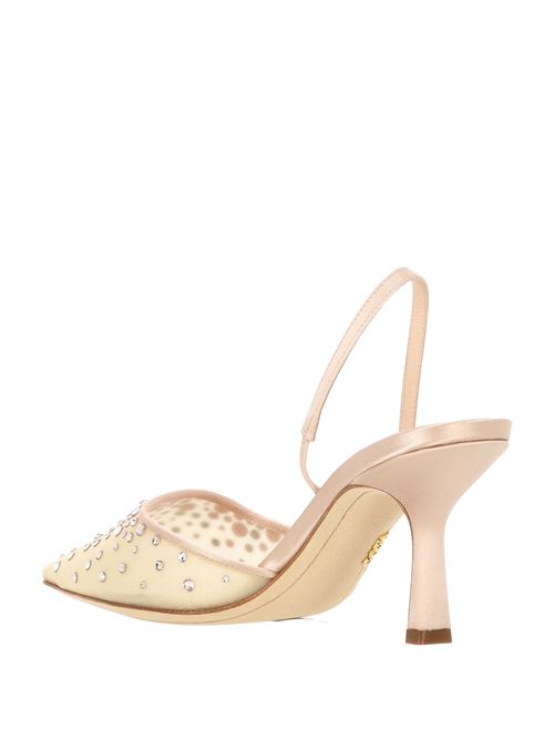 Pumps con cinturino posteriore e strass 75mm RODO | S006000955FARD