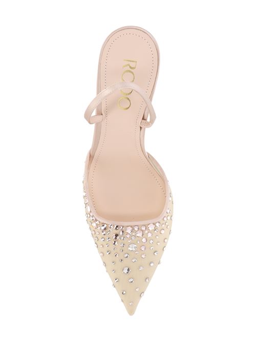 Pumps con cinturino posteriore e strass 75mm RODO | S006000955FARD