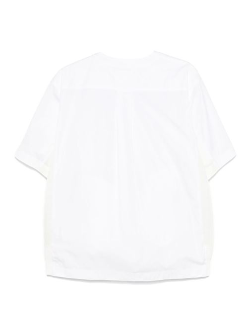 T-shirt with insert design SACAI | 25-03688M151