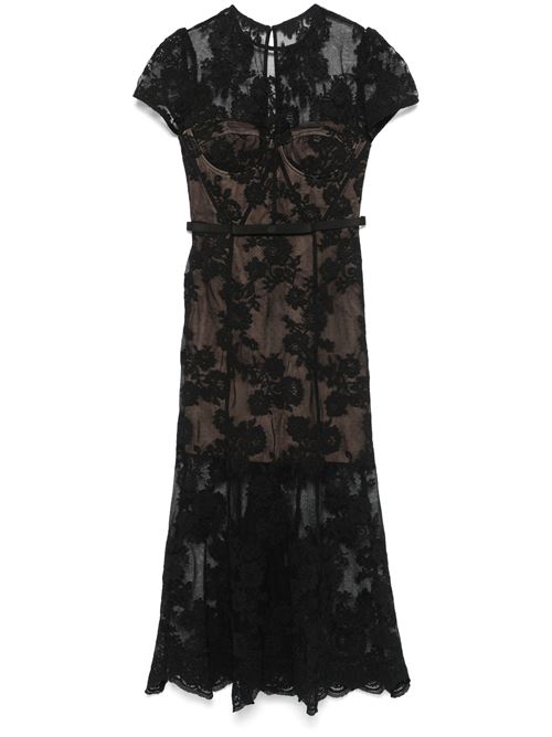 Black lace dress SELF-PORTRAIT | RS25-060MBBLACK