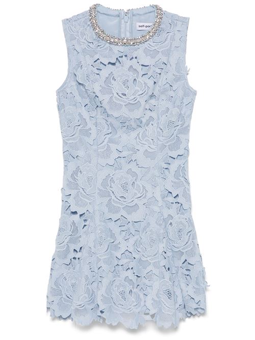 Sky blue lace dress SELF-PORTRAIT | RS25-911SBLBLUE