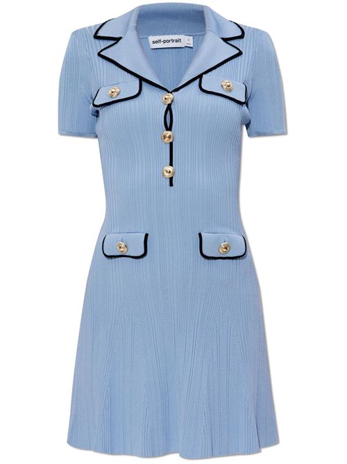 Light blue dress SELF-PORTRAIT | RS25-979SBLBLUE