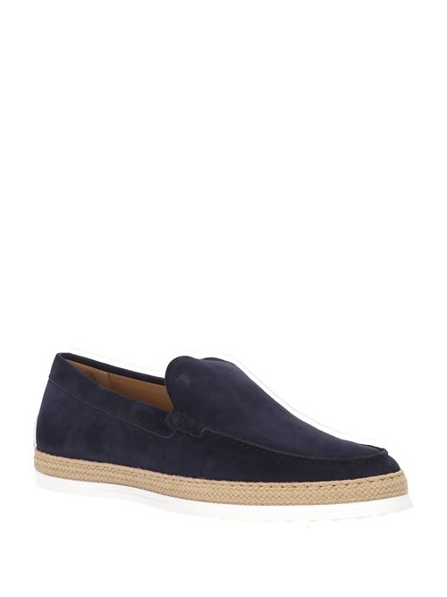 Dark blue signature Gommino loafer TODS | XXM0TV0AJ30OA6U801