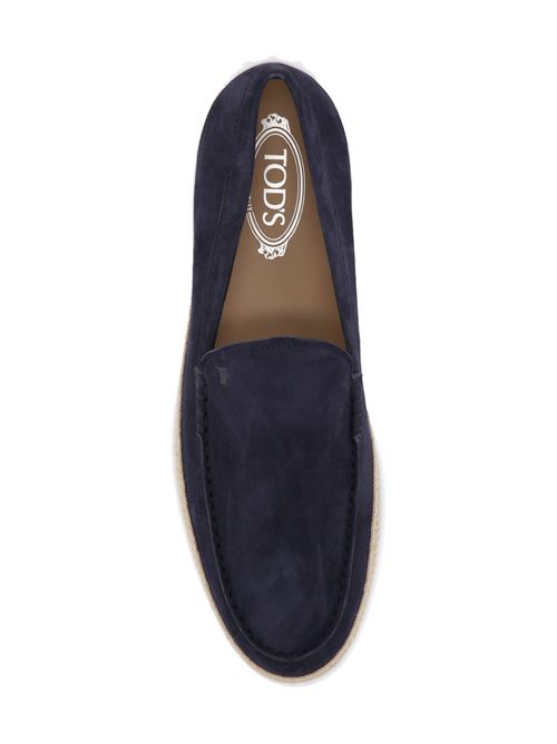 Dark blue signature Gommino loafer TODS | XXM0TV0AJ30OA6U801