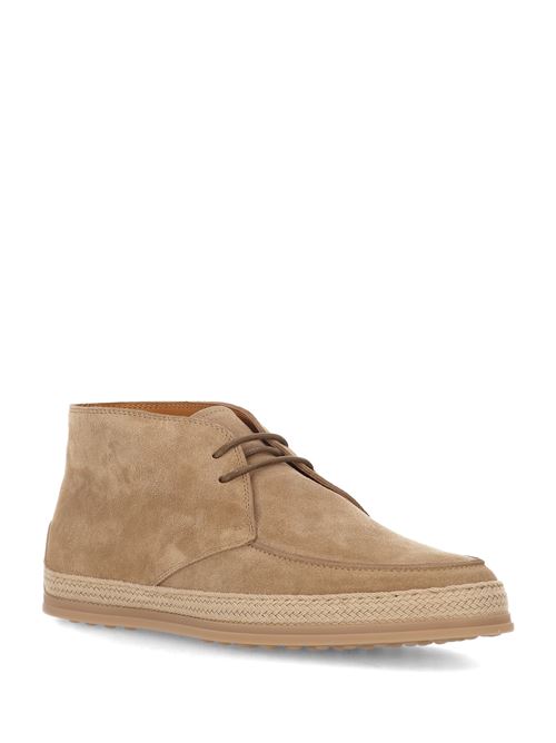 Beige front lace-up boot TODS | XXM0TV0IV70RE0C801