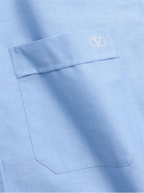 Cotton shirt with VLogo embroidery VALENTINO GARAVANI | 6V3ABQ35AL2C43