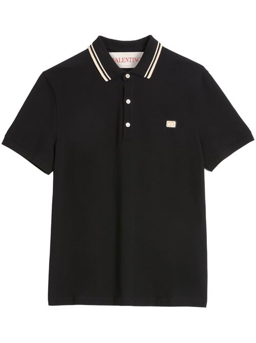 Polo shirt with VLOGO application VALENTINO GARAVANI | 6V3MH01KAQK0NO