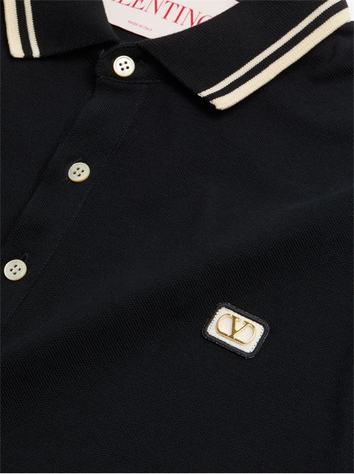 Polo shirt with VLOGO application VALENTINO GARAVANI | 6V3MH01KAQK0NO