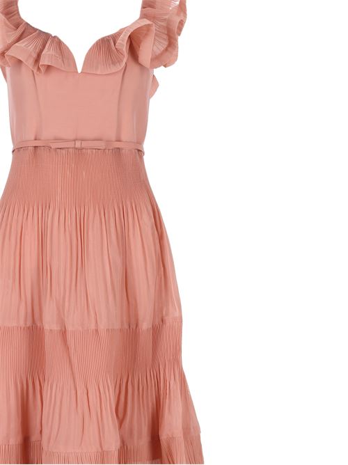 Pleated Fill Midi Dress ZIMMERMANN | 2477DR25RLIPSTICK